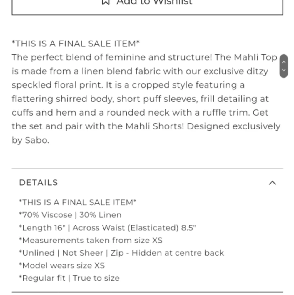 Yellow Ruffled Top - Picture 4 of 6